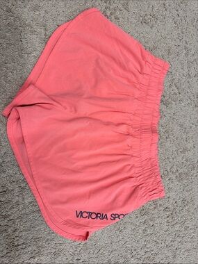 Victoria Sport Coral Pink Athletic Shorts